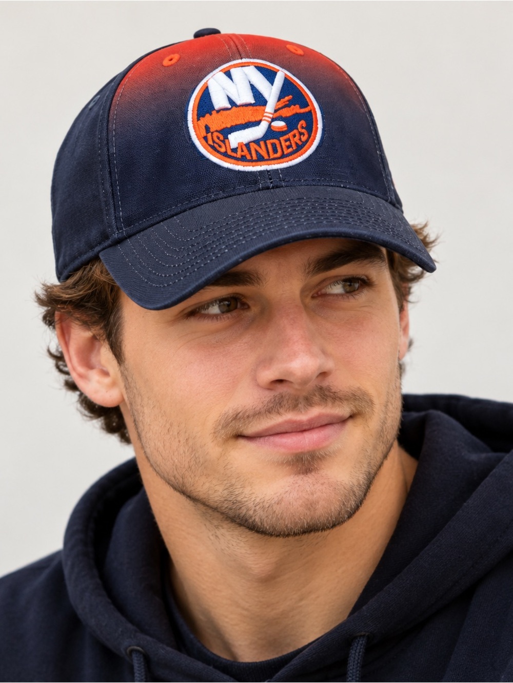 New York Islanders Hat Cap Puma Strapback Adjustable  NHL  Ombré